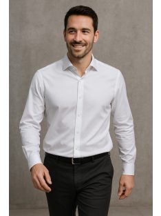 Pánska košeľa Thomas Jemas slim fit, biela