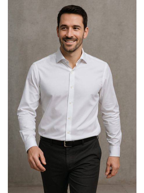 Pánska košeľa Thomas Jemas slim fit, biela