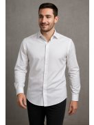 Pánska košeľa Thomas Jemas slim fit, biela