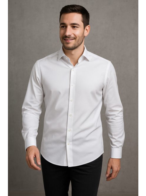 Pánska košeľa Thomas Jemas slim fit, biela