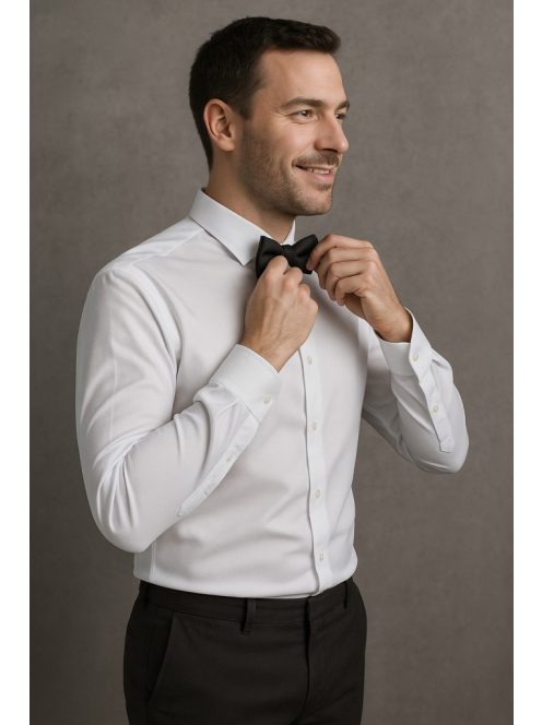 Pánska košeľa Thomas Jemas slim fit, biela