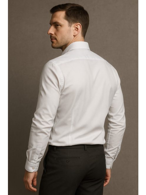 Pánska košeľa Thomas Jemas slim fit, biela