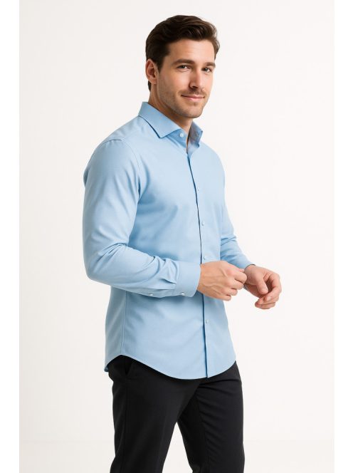 Pánska košeľa Thomas Jeans slim fit svetlo modrá