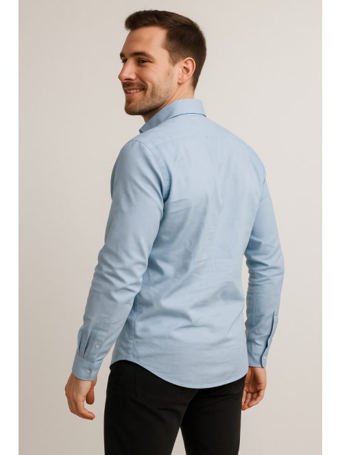 Pánska košeľa Thomas Jeans slim fit svetlo modrá