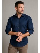 Thomas Jeans férfi slim fit ing, sötétkék