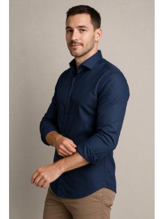 Thomas Jeans férfi slim fit ing, sötétkék