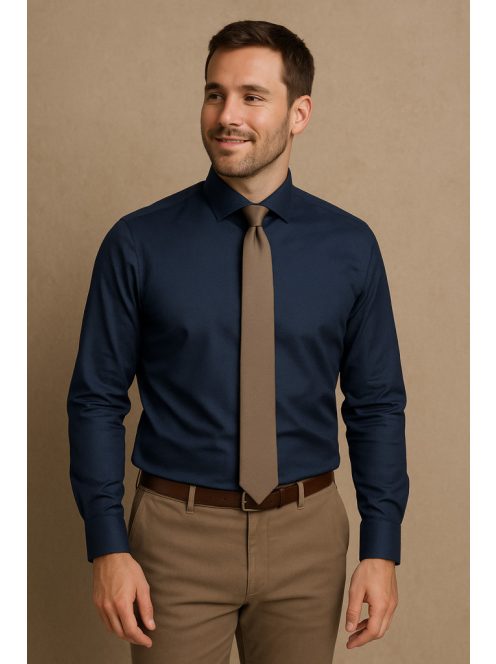 Pánska košeľa Thomas Jeans slim fit, tmavomodrá