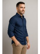 Pánska košeľa Thomas Jeans slim fit, tmavomodrá