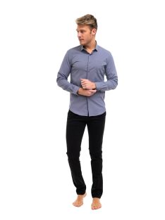 Pánska košeľa Thomas Jeans slim fit, tmavošedá