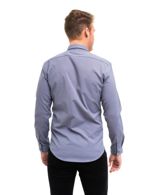 Pánska košeľa Thomas Jeans slim fit, tmavošedá