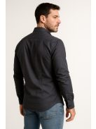 Thomas Jeans hosszú ujjú ing slim fit fekete