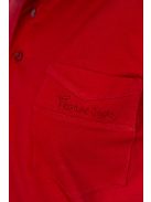 Thomas Jeans galléros póló piros zsebbel