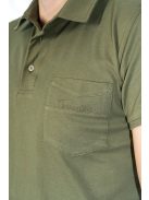 Thomas Jeans galléros póló zöld zsebbel