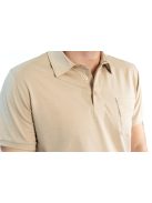 Thomas Jeans galléros póló bézs zsebbel