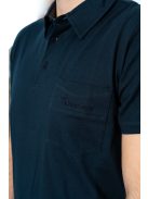 Polo tričko Thomas Jeans s golierom, tmavomodré s vreckom