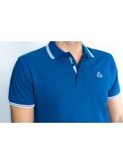 Modré piké tričko s golierom Thomas Jeans