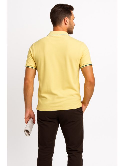 Thomas Jeans piké galléros póló halványsárga
