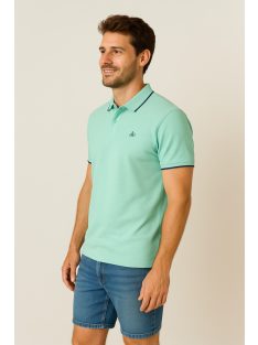 Thomas Jeans piké galléros póló mentazöld