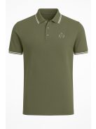 Thomas Jeans piké galléros póló katonazöld