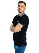 Elegantné tričko s golierom Thomas Jeans v tmavomodrej farbe