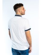 Elegantné biele tričko s golierom Thomas Jeans