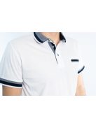 Elegantné biele tričko s golierom Thomas Jeans