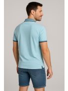 Thomas Jeans elegantné tričko s golierom, svetlo modré