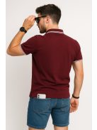 Thomas Jeans férfi galléros póló bordó