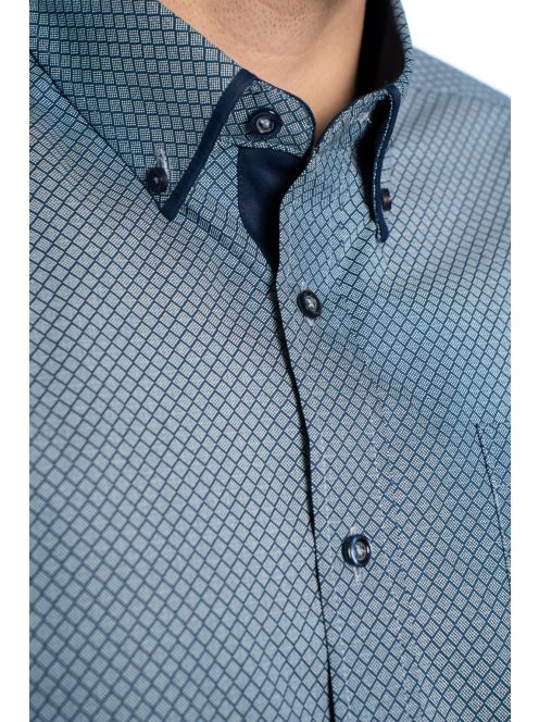 Thomas Jeans férfi ing kékesszürke, regular fit