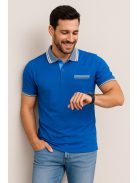 Thomas Jeans sportos galléros póló élénk kék