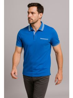 Thomas Jeans sportos galléros póló élénk kék