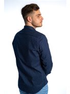 Thomas Jeans férfi ing sötétkék aprómintás