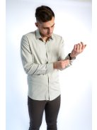 Thomas Jeans férfi ing bézs aprómintás