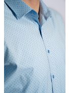 Thomas Jeans férfi ing világoskék aprómintás