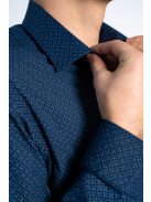 Thomas Jeans férfi ing kék aprómintás