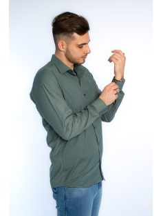 Pánska košeľa Thomas Jeans so zeleným jemným vzorom