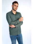 Pánska košeľa Thomas Jeans so zeleným jemným vzorom
