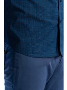 Thomas Jeans kék mintás férfi ing egyenes