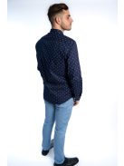 Thomas Jeans férfi ing sötétkék horgonymintás