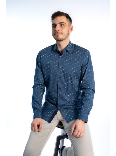 Thomas Jeans férfi ing apró mintával