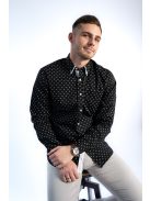 Thomas Jeans férfi ing levél mintával