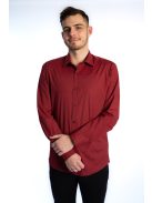 Thomas Jeans férfi ing bordó aprómintás