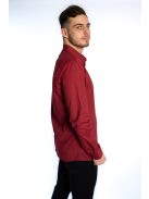 Thomas Jeans férfi ing bordó aprómintás