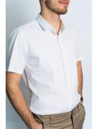 Thomas Jeans fehér slim fit rövid ujjú ing