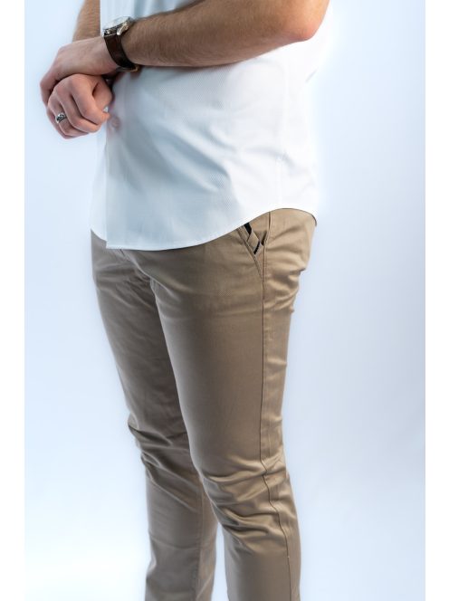 Thomas Jeans fehér slim fit rövid ujjú ing