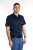 Thomas Jeans tmavomodrá slim fit košeľa s krátkymi rukávmi