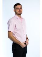 Ružová košeľa s krátkymi rukávmi Thomas Jeans v štíhlom strihu