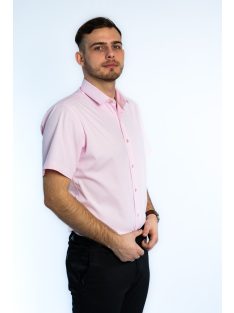 Ružová košeľa s krátkymi rukávmi Thomas Jeans v štíhlom strihu