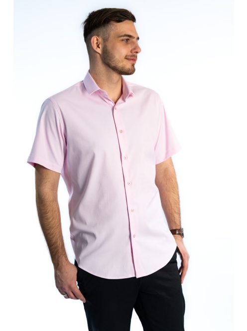 Thomas Jeans pink slim fit rövid ujjú ing