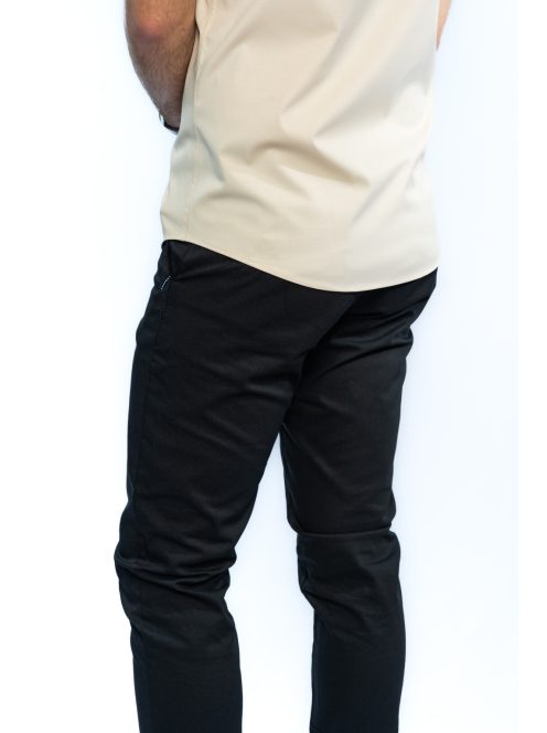 Thomas Jeans bézs slim fit rövid ujjú ing